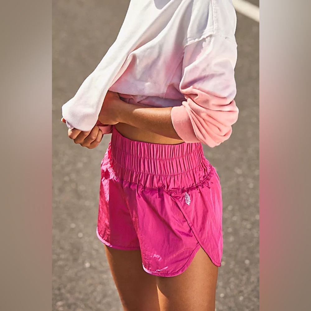 Free People Movement The Way Home shorts, Magenta, Size Small/S